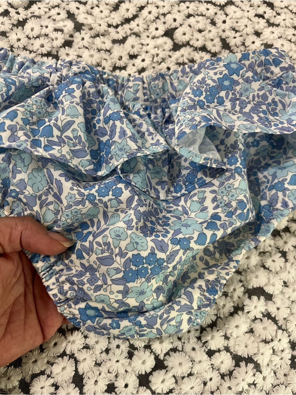 Cecil and Lou Floral Ruffled Swim Bottom - Picture 7 of 13